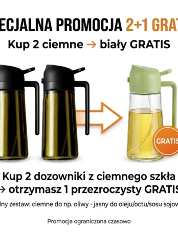 Dozownik z Ciemnym szkłem 2w1