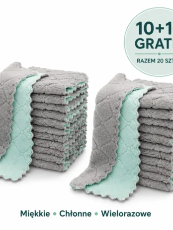 Ściereczki Kuchenne AbsorbFiber™ 10+10 GRATIS
