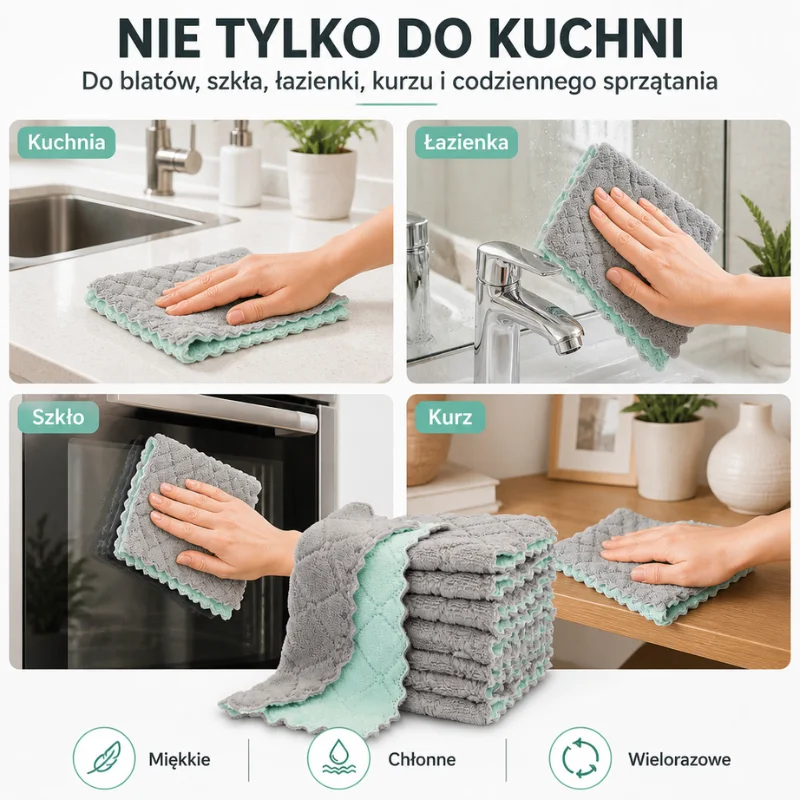 Ściereczki Kuchenne AbsorbFiber™ 10+10 GRATIS - obrazek 12