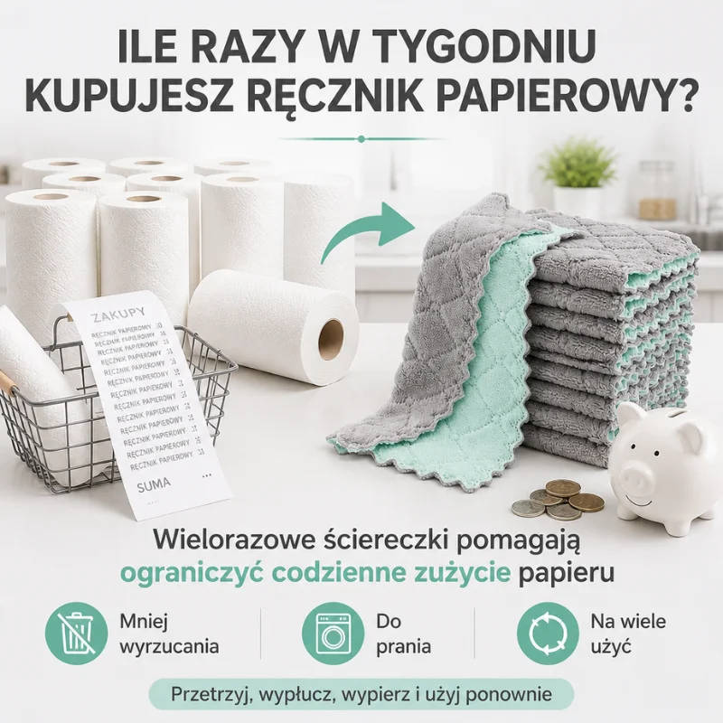 Ściereczki Kuchenne AbsorbFiber™ 10+10 GRATIS - obrazek 16