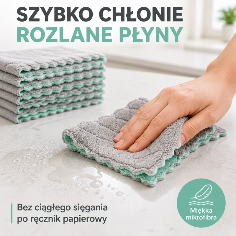 Ściereczki Kuchenne AbsorbFiber™ 10+10 GRATIS - obrazek 4